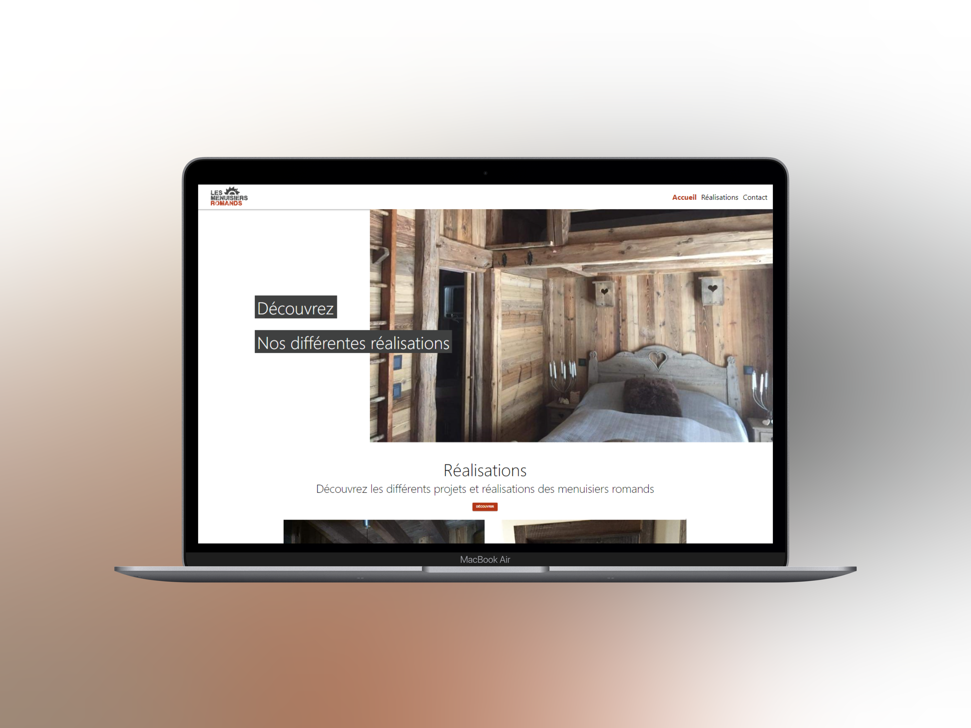 les menuisiers romands | création site web menuiserie