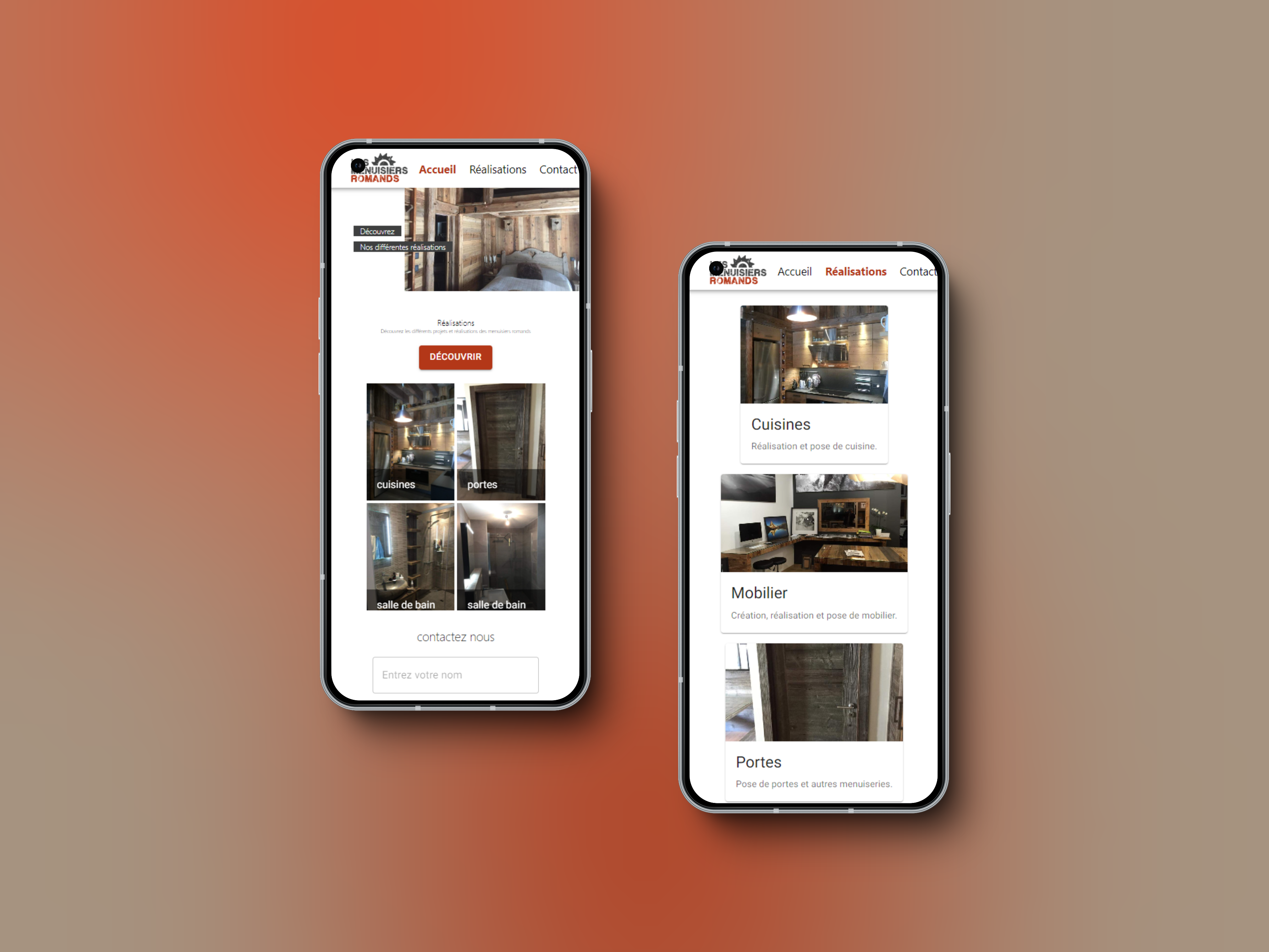 les menuisiers romands mobile